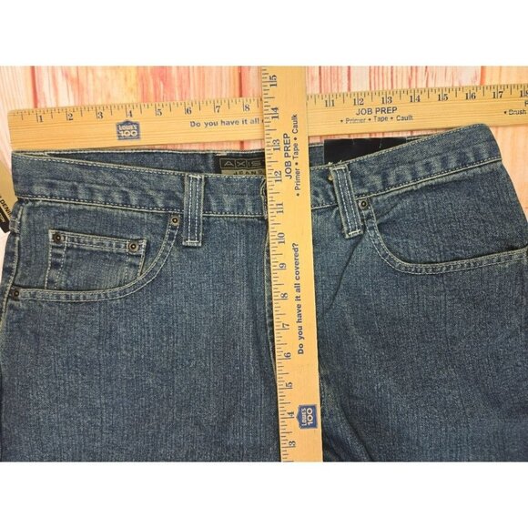 Axist Mens Modern Relaxed Fit Jeans 33x30 Premium Vintage Slightly Tapered Leg - Picture 9 of 10